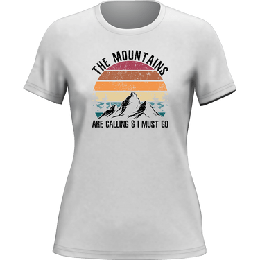 Hiking The Mountains Are Calling T-Shirt for Women